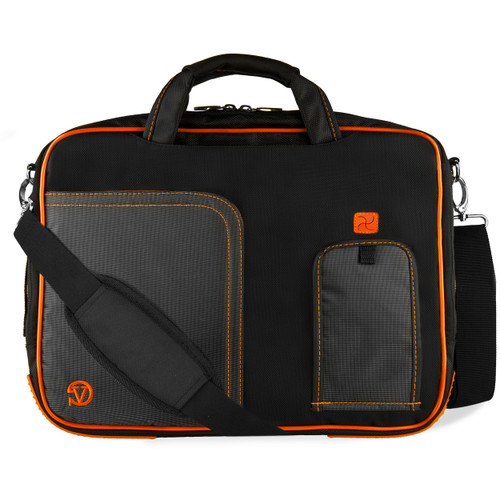 Orange 15 15.6-inch Laptop Messenger Bag Compatible with Inspiron, Dell Latitude, Precision, XPS, Alienware, Vostro, G3 G5 G7 Gaming