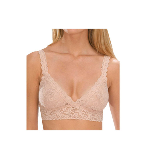 hanky panky, Signature Lace Crossover Bralette, Chai, Medium