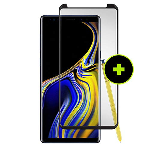 Gadget Guard - Black Ice Plus Cornice 2.0 Curved Glass Screen Protector for Samsung Galaxy Note 9 - Clear - VTBIP2C228SS24V
