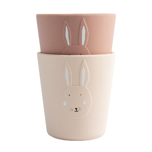 Trixie Set of 2 Mrs. Rabbit Silicone Cups