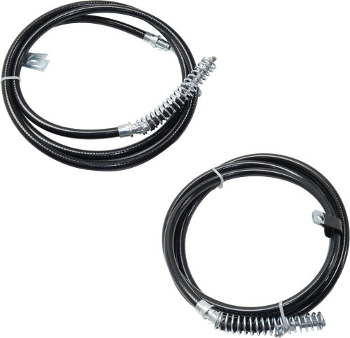 Evan Fischer Rear, Driver and Passenger Side Parking Brake Cable Set of 2 Compatible with 1999-2006 Chevrolet Silverado 1500, 1999-2004 Silverado 2500, Fits 1999-2006 GMC Sierra 1500