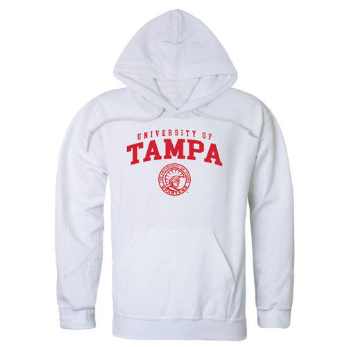 W Republic University of Tampa Seal Hoodie Sweatshirts - White, Medium