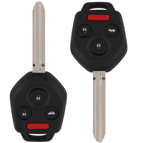 SCITOO Keyless Entry Remote Key Fob Replacement for 1 X 4 Button Uncut Car Key for Subaru Forester 2014-2018 for Subaru Impreza 2012-2016 for Subaru Legacy Outback 2015-17 2pcs FCC CWTWB1U811 315MHz