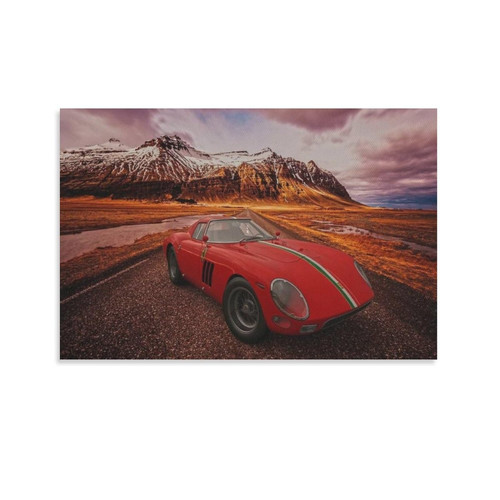 ESyem Posters Cool Car Art Poster Racing Car Poster Boy's Room Aesthetic Poster (3) Canvas Painting Posters And Prints Wall Art Pictures for Living Room Bedroom Decor 20x30inch(50x75cm) Unframe-style