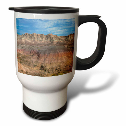 3dRose Mike Swindle Photography - Landscapes - Blue skies over mountains - Travel Mugs (tm-378169-1)