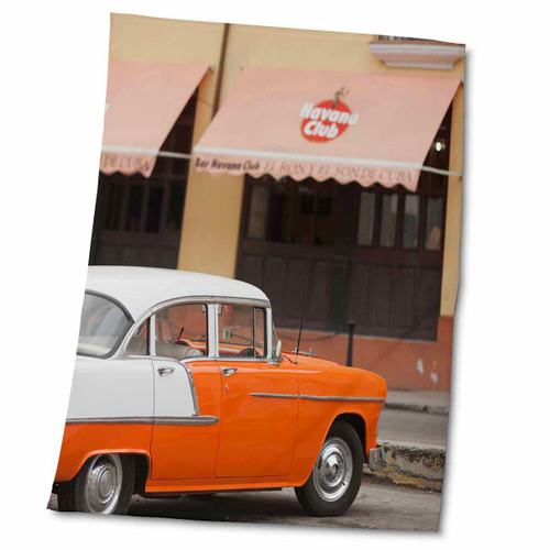 3dRose Cuba, Havana, Old Havana, 1950s-era Classic car - CA11 WBI0282 -... - Towels (twl-134356-2)