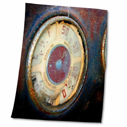 3dRose Old Automobile Dashboard - car, Rust, Speed, Texture, auto,... - Towels (twl-157575-2)