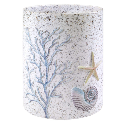 Avanti Linens - Waste Basket, Decoartive Trash Can, Guest Bathroom Essentials, Sea Inspired Home Decor (Coastal Terrazo Collection) Avanti Linens - Waste Basket, Decoartive Trash Can, Guest Bathroom Essentials, Sea Inspired Home Decor (Coastal Terrazo Collection)
