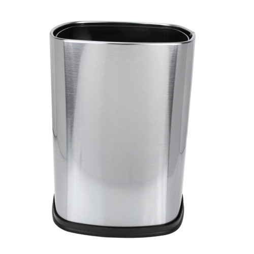 GARVALON Stainless Steel Trash Can Garbage can Waste Basket Small Trash can Automatic Trash can Trash bin Bathroom Trash can Waste bin Large Trash can Fragments Plastic Office no Cover