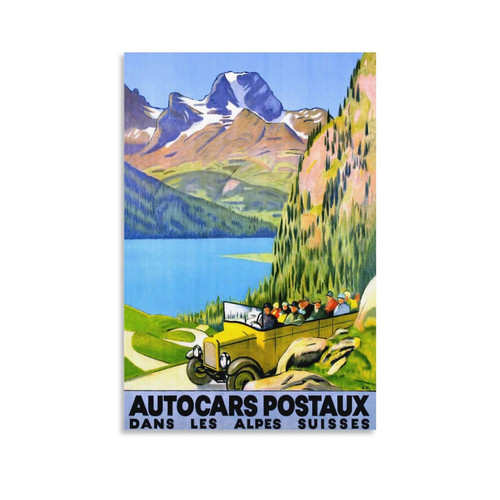 GCOYOZD Tour Switzerland by Car Travel Poster Vintage Drawing Office Poster Wall Art Paintings Canvas Wall Decor Home Decor Living Room Decor Aesthetic 24x36inch(60x90cm) Unframe-style GCOYOZD Tour Switzerland by Car Travel Poster Vintage Drawing Office Poster Wall Art Paintings Canvas Wall Decor Home Decor Living Room Decor Aesthetic 24x36inch(60x90cm) Unframe-style