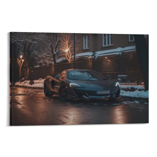 ESyem Posters Cool Car Poster Boys Room Aesthetics Poster Sports Car Poster Canvas Art Poster And Wall Art Picture Print Modern Family Bedroom Decor 08x12inch(20x30cm) Frame-style