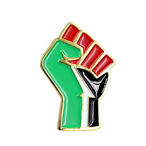 Palestine Flag Lapel Pins Support Palestine Brooch Pin Free Palestine Country Flag Brooch Pins Palestine Flag Brooches Badge Metal Enamel Lapel Pin Patriotic Badge Souvenir Gifts