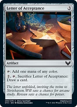 Magic: The Gathering - Letter of Acceptance - Strixhaven: School of Mages