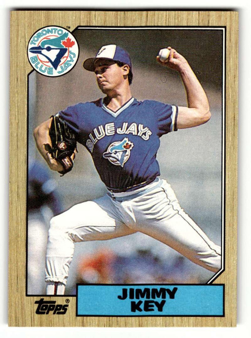 1987 Topps #29 Jimmy Key Toronto Blue Jays Baseball Cards EX/NM Baseball Card
