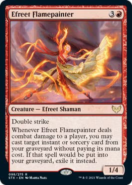 Magic: The Gathering - Efreet Flamepainter - Foil - Strixhaven: School of Mages