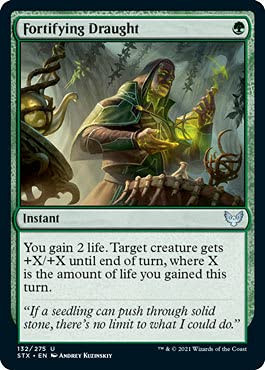 Magic: The Gathering - Fortifying Draught - Foil - Strixhaven: School of Mages