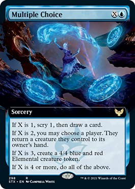 Magic: The Gathering - Multiple Choice - Extended Art - Strixhaven: School of Mages
