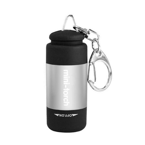 fvituve Mini Keychain Pocket Torch USB Rechargeable LED Light Flashlight Lamp Portable Keychain Light Pocket Torch Keyring Torch for Outdoor Camping Hiking Travel Sports Outdoor