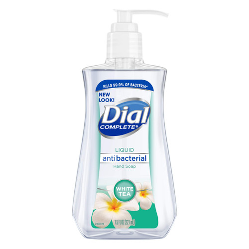Dial Antibacterial Liquid Hand Soap, White Tea, 7.5 Ounce Dial Antibacterial Liquid Hand Soap, White Tea, 7.5 Ounce