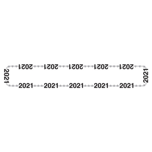 Creative Converting 2021 New Year Necklace, 32", Multi-color