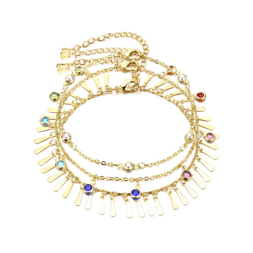BOPREINA 3pcs Ankle Bracelets for Women Layered Dainty Anklet Boho Ankle Bracelets Beach Foot Anklet Chain Jewelry Set 3 BOPREINA 3pcs Ankle Bracelets for Women Layered Dainty Anklet Boho Ankle Bracelets Beach Foot Anklet Chain Jewelry Set 3