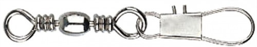 Barrel Swivel W/Interlock Snap - Nickel 3