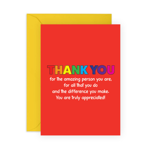 CENTRAL 23 Thank You Cards For Women Men - Thank You Rainbow - Greeting Cards Mommy Daddy - Anniversary Cards Her Him Valentines Card For Boyfriend Girlfriend - Comes With Fun Stickers CENTRAL 23 Thank You Cards For Women Men - Thank You Rainbow - Greeting Cards Mommy Daddy - Anniversary Cards Her Him Valentines Card For Boyfriend Girlfriend - Comes With Fun Stickers