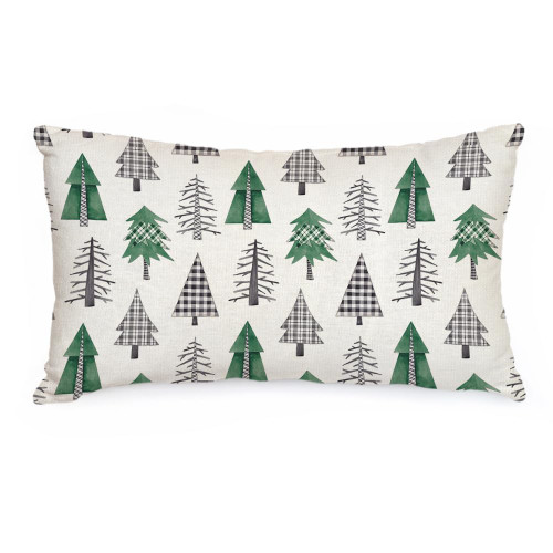 AACORS Christmas Pillow Cover 12X20 Inch Christmas Trees Decoration Holiday Farmhouse Winter Pillow Case Decor for Home Sofa Couch AA308-12 AACORS Christmas Pillow Cover 12X20 Inch Christmas Trees Decoration Holiday Farmhouse Winter Pillow Case Decor for Home Sofa Couch AA308-12