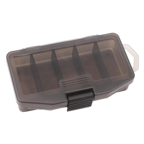ljhnba 5 Compartments Fishing Tackle Box Lures Baits Box Organizers Fishing Bait Tackle Storage Case Container Box for Earring Fishing Tackle Box