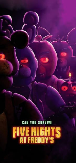 Five Nights at Freddy's Movie Poster Magnet - Five Nights at Freddy's Small Magnet - 3.5" by 1.75" FNAF Fan Gift