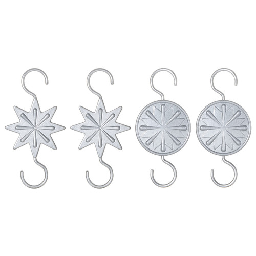 Hallmark Keepsake 2021, Miniature Star Metal Ornament Hooks, Pack of 4