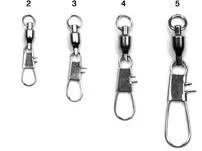 Eagle Claw Barrel Swivel W/Interlock SNAP-5