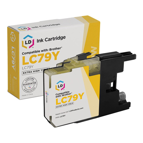 LD Compatible Ink Cartridge Replacement for Brother LC79Y Extra High Yield (Yellow) LD Compatible Ink Cartridge Replacement for Brother LC79Y Extra High Yield (Yellow)
