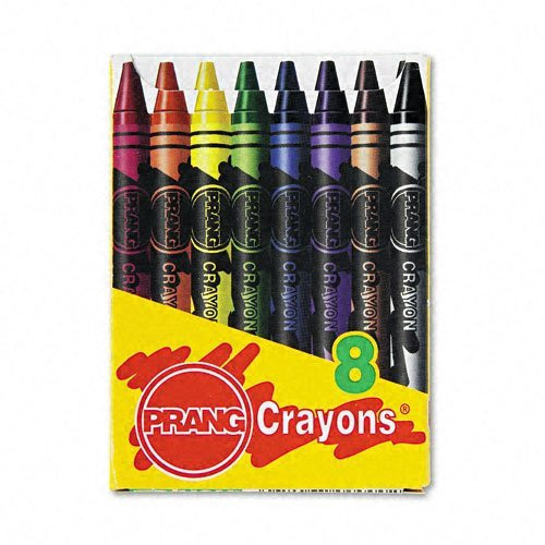 Dixon Products - Dixon - Wax Crayons, 8 Colors/Box - Sold As 1 Box - Colors are crisp and true. - Easy-open tuck box keeps crayons accessible and safely stored. -