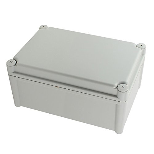 YXQ 280 x 190 x 130mm Electrical Project Junction Box IP65 Waterproof DIY ABS Power Electronic Outdoor Case Enclosure Gray (11 x 7.5 x 5.1 inches)