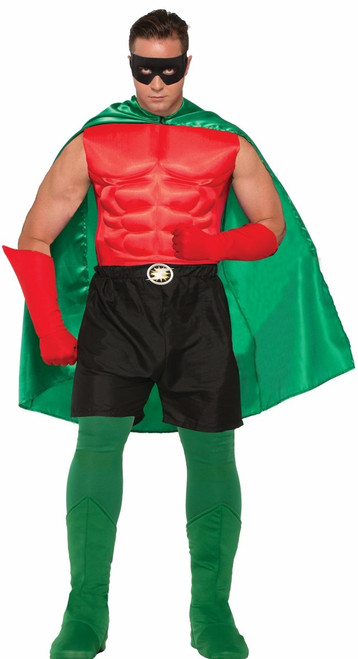 Forum Unisex-Adult's Hero Costume Boxer Shorts, Black, Standard