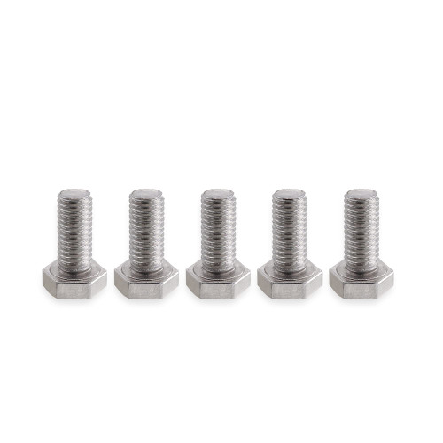 VictorsHome M8 Hex Head Bolt Screw, M8-1.25 x 16mm Stainless Steel 18-8 304 A2-70 Fully Threaded Hex Bolts 5pcs