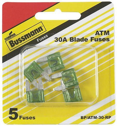 Buss Automotive Fuse Atm 30 A 32 V 5 / Carded by Cooper Bussmann