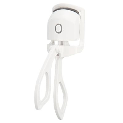 Eyelash Curlers,Heated Eyelash Curlers Handheld Eyelash Heated Curler Heated lash Curler Electric Eyelash Curler Rechargeable Eyelash Curler for Long Lasting(White)