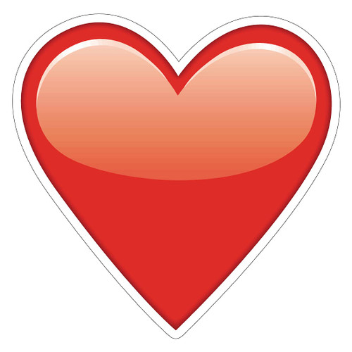 Imagine This EM1007 Car Magnet (Heart Emoji)