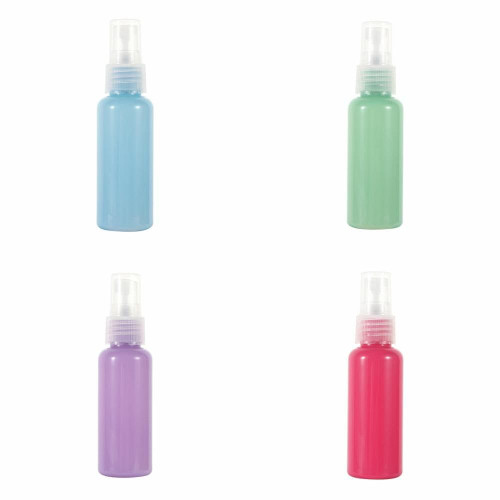 Kopida 4 Pcs Mini Spray Bottles, 2oz/50ml Empty Fine Mist Plastic Mini Travel Bottle, Small Refillable Liquid Containers for Perfume, Beauty Products
