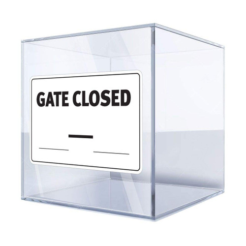 Decals Sticker Gate Closed_ - _ 4 X 2,6