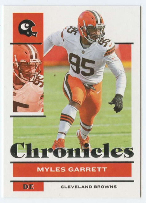 2021 Panini Chronicles #25 Myles Garrett Cleveland Browns NFL Football Trading Card 2021 Panini Chronicles #25 Myles Garrett Cleveland Browns NFL Football Trading Card