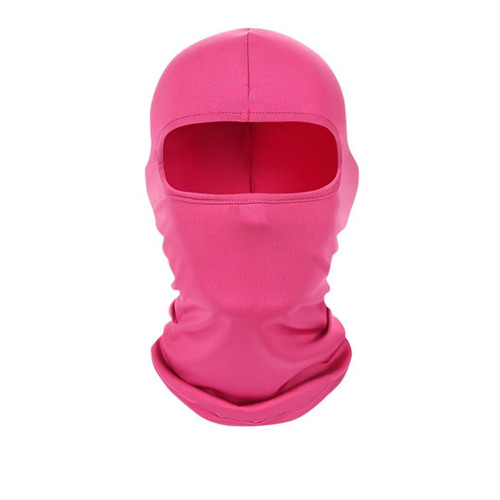 Pink Balaclava Ski Mask Head Mask Full Face Mask Windproof Sun UV Protection Hood for Women
