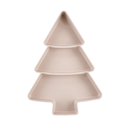 Christmas Tree Shaped Dish Plate Serving Platter Sushi Serving Tray Wood Charcuterie Board Tray Snack Dessert Candy Dish Plate Dessert Serving Dishes for Appetizer, Fruits, Snacks, Nuts