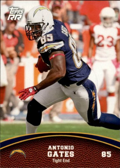 2011 Topps Rising Rookies #81 Antonio Gates NFL Football Trading Card 2011 Topps Rising Rookies #81 Antonio Gates NFL Football Trading Card