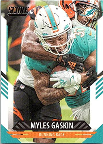 2021 Score #29 Myles Gaskin Miami Dolphins NFL Football Trading Card