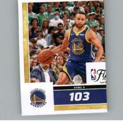 2022-23 Panini NBA Stickers #42 NBA Finals Game 6 NBA Finals Official Thin Mini Sticker Trading Card 2022-23 Panini NBA Stickers #42 NBA Finals Game 6 NBA Finals Official Thin Mini Sticker Trading Card