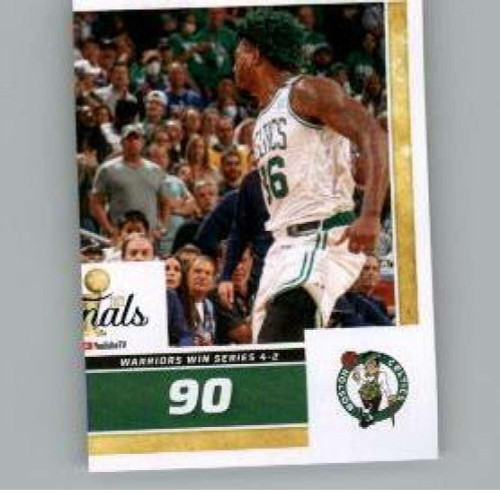 2022-23 Panini NBA Stickers #43 NBA Finals Game 6 NBA Finals Official Thin Mini Sticker Trading Card 2022-23 Panini NBA Stickers #43 NBA Finals Game 6 NBA Finals Official Thin Mini Sticker Trading Card