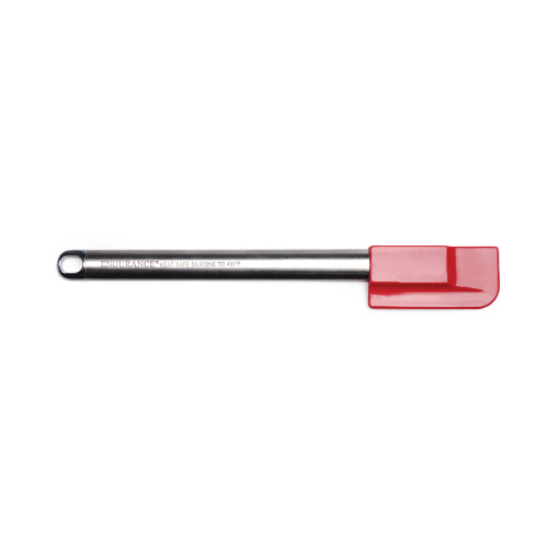 RSVP International Endurance Kitchen Tool Collection Silicone Spatula, Stainless Steel Handle, 9.5x1.4", Red RSVP International Endurance Kitchen Tool Collection Silicone Spatula, Stainless Steel Handle, 9.5x1.4", Red